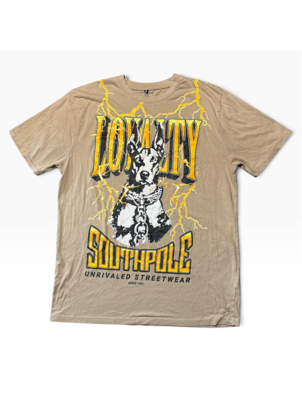 Y2k Southpole Dog Graphic T-Shirt Size L